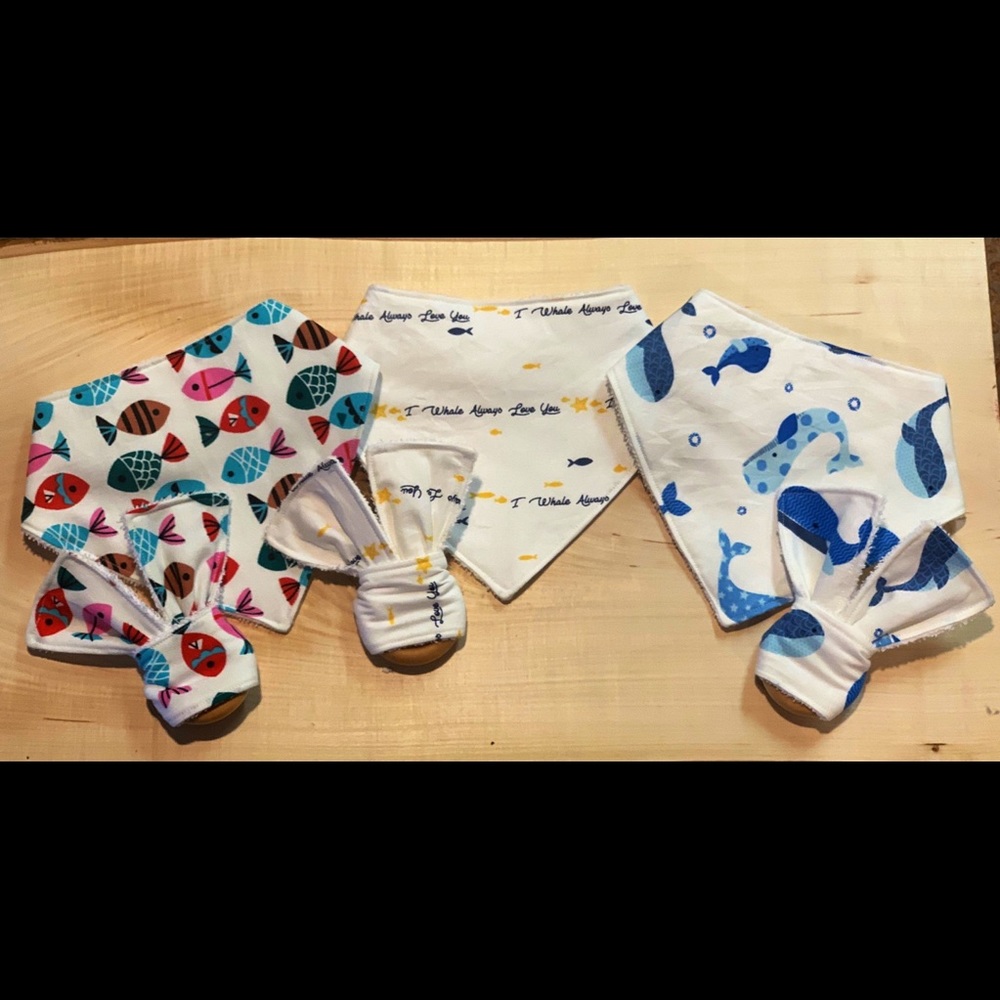 Underwater Bibs and Teethers